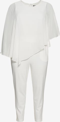 SHEEGO Jumpsuit in White: front