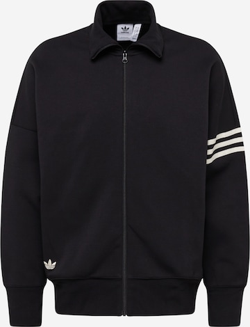 ADIDAS ORIGINALS Sweatjacke 'Adicolor Neuclassics' in Schwarz: predná strana