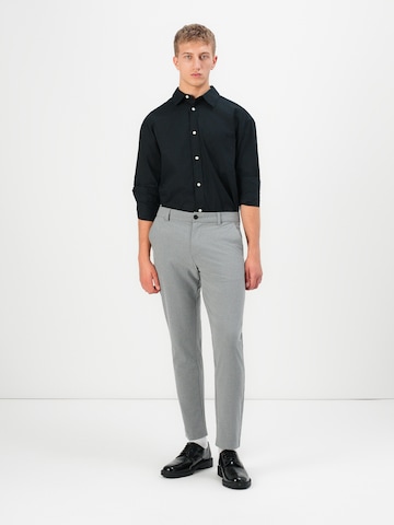 JACK & JONESregular Chino hlače 'JPSTOLLIE CONNOR' - siva boja