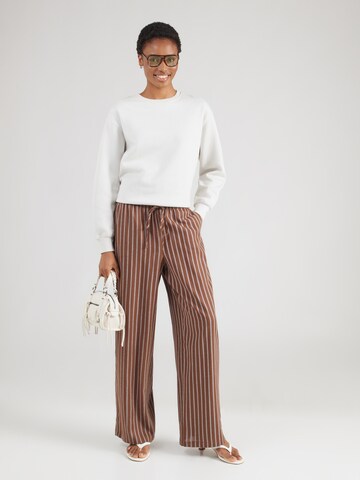 VERO MODA Wide leg Byxa 'VMRosie' i brun