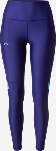 UNDER ARMOUR Sportbroek in Blauw: voorkant