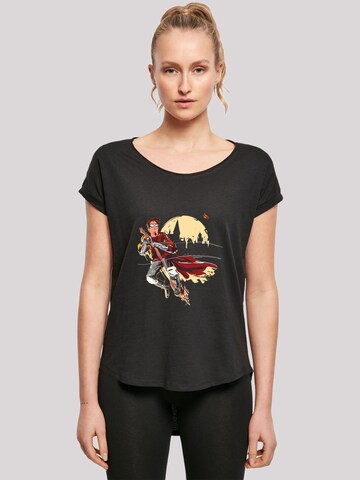 T-shirt 'Harry Potter Quidditch Seeker' F4NT4STIC en noir : devant