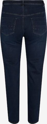 Regular Jeans de la Zizzi pe albastru