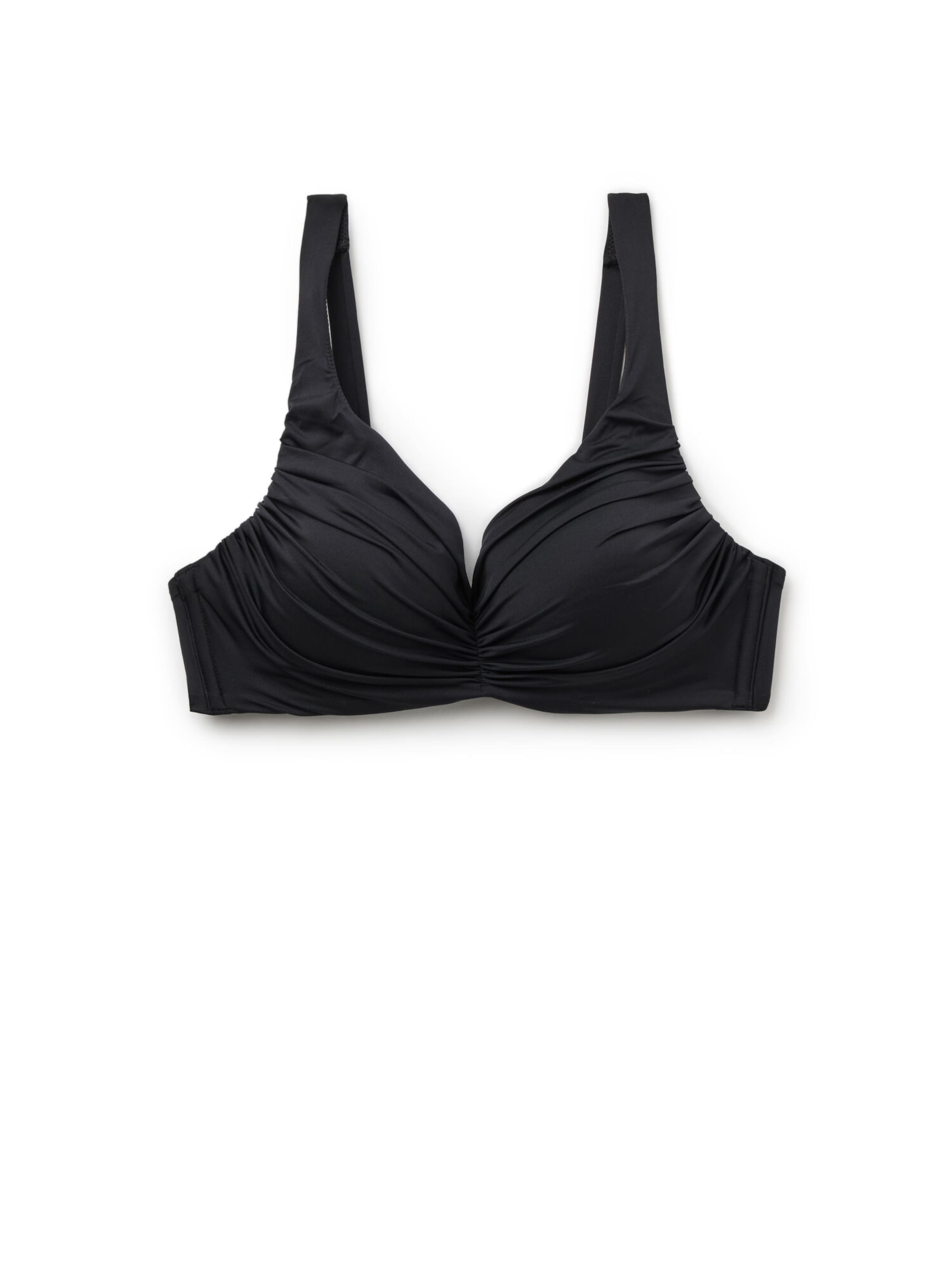 Tezenis T-shirt Bikini Top in Black: front