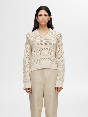 SELECTED FEMME Sweater in Beige