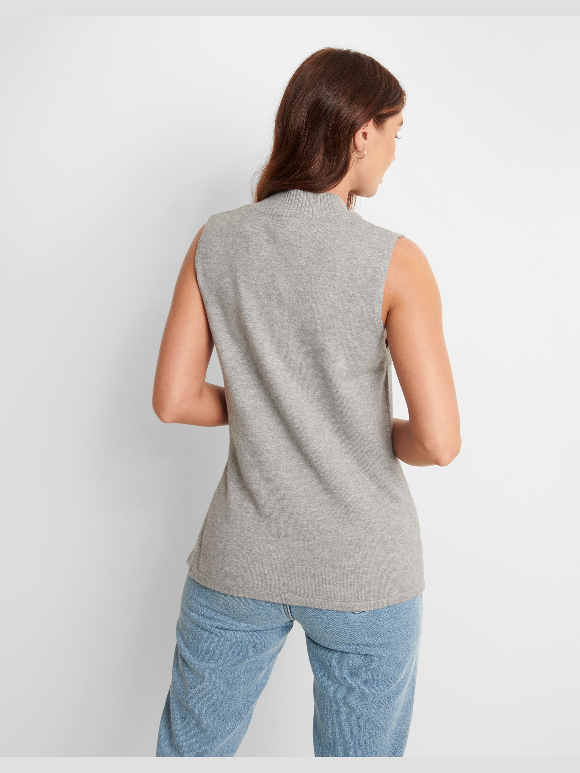 Frauen Shirts & Tops Threadbare Pullover 'Zofia' in Graumeliert - QS79850