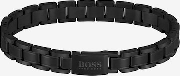 HUGO Red - Pulsera en negro: frente