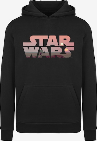 Sweat-shirt 'Star Wars Tatooine' F4NT4STIC en noir : devant