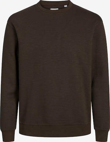 Jack & Jones Plus Sweatshirt 'JJEBRADLEY' in Braun: Vorderseite