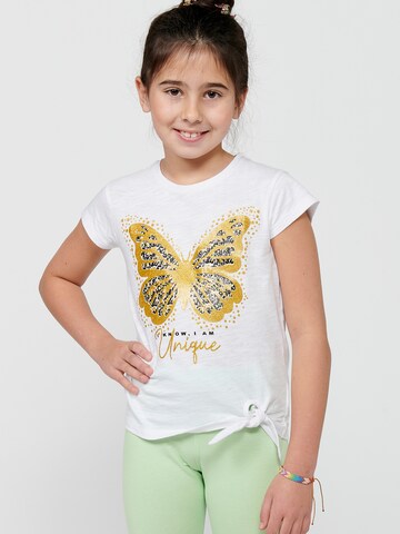 KOROSHI Shirt in Wit: voorkant