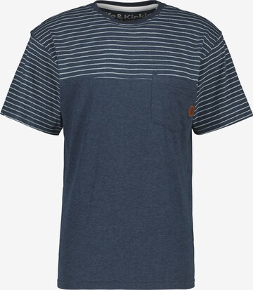 Alife and Kickin T-Shirt 'LeopoldAK' in Blau: predná strana