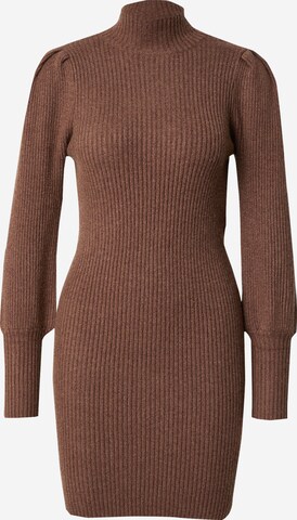 ONLY Knitted dress 'Katia' in Brown: front