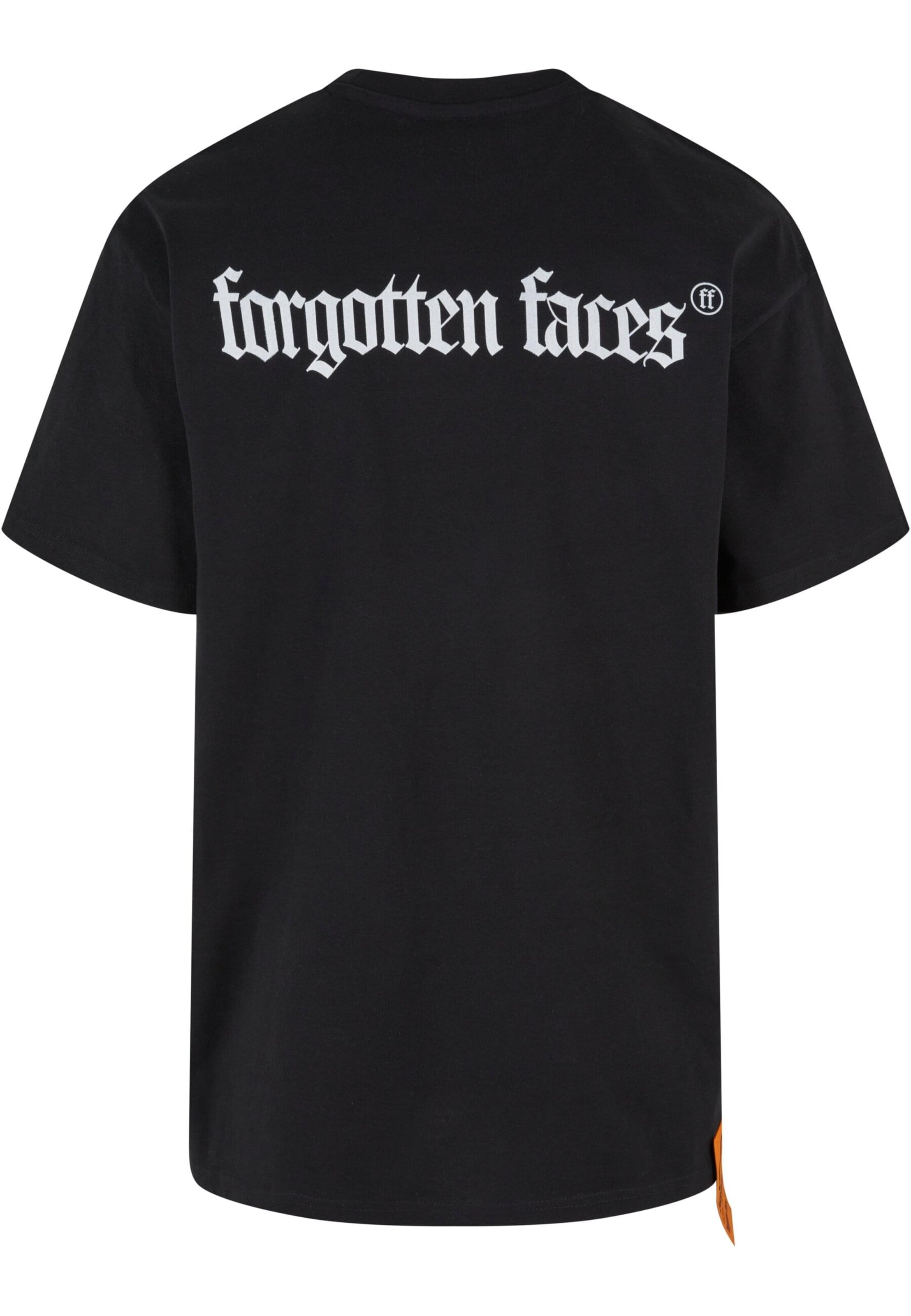 Maglietta 'White Balaklava' di Forgotten Faces in nero