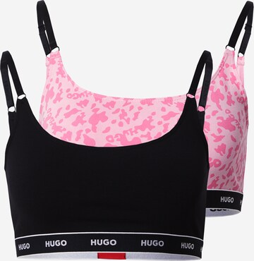 HUGO Bralette Bra in Pink: front