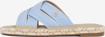 TOMMY HILFIGER Šľapky 'CHAMBRAY' - Modrá: predná strana