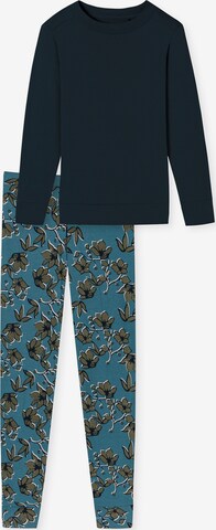 SCHIESSER Schlafanzug ' Contemporary Nightwear ' in Blau: predná strana