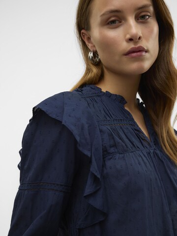 Chemisier 'TRINE' VERO MODA en bleu