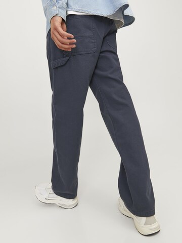JACK & JONES Loose fit Cargo Pants 'JPSTEddie JJCarpenter' in Blue