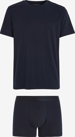 TOMMY HILFIGER Set:  Boxershorts und T-Shirt in Blau: predná strana