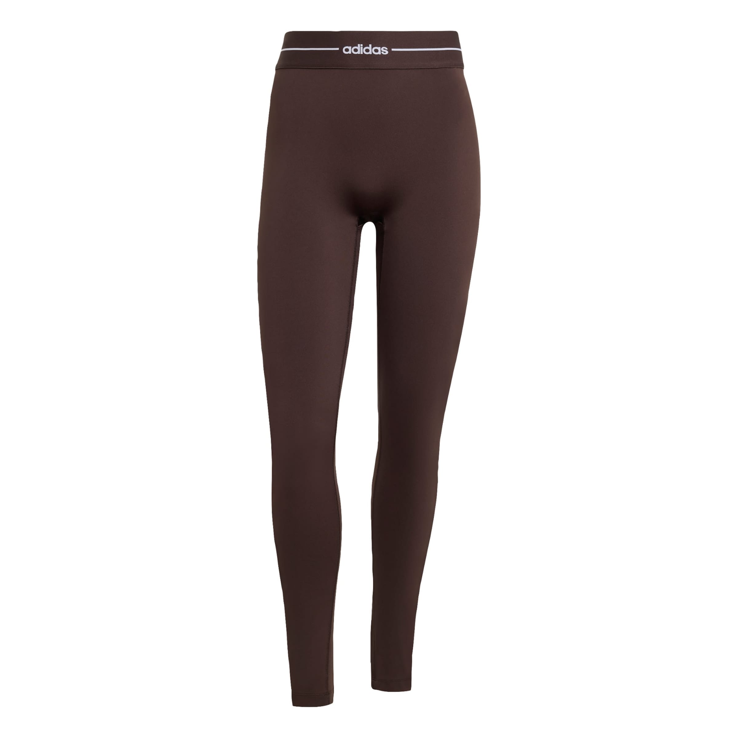 ADIDAS PERFORMANCE Workout Pants 'Hyperglam' in Brown: front