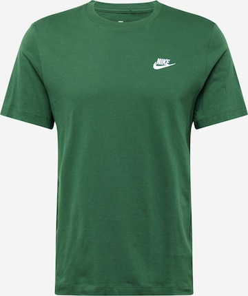 Nike Sportswear Shirt 'CLUB' in Groen: voorkant