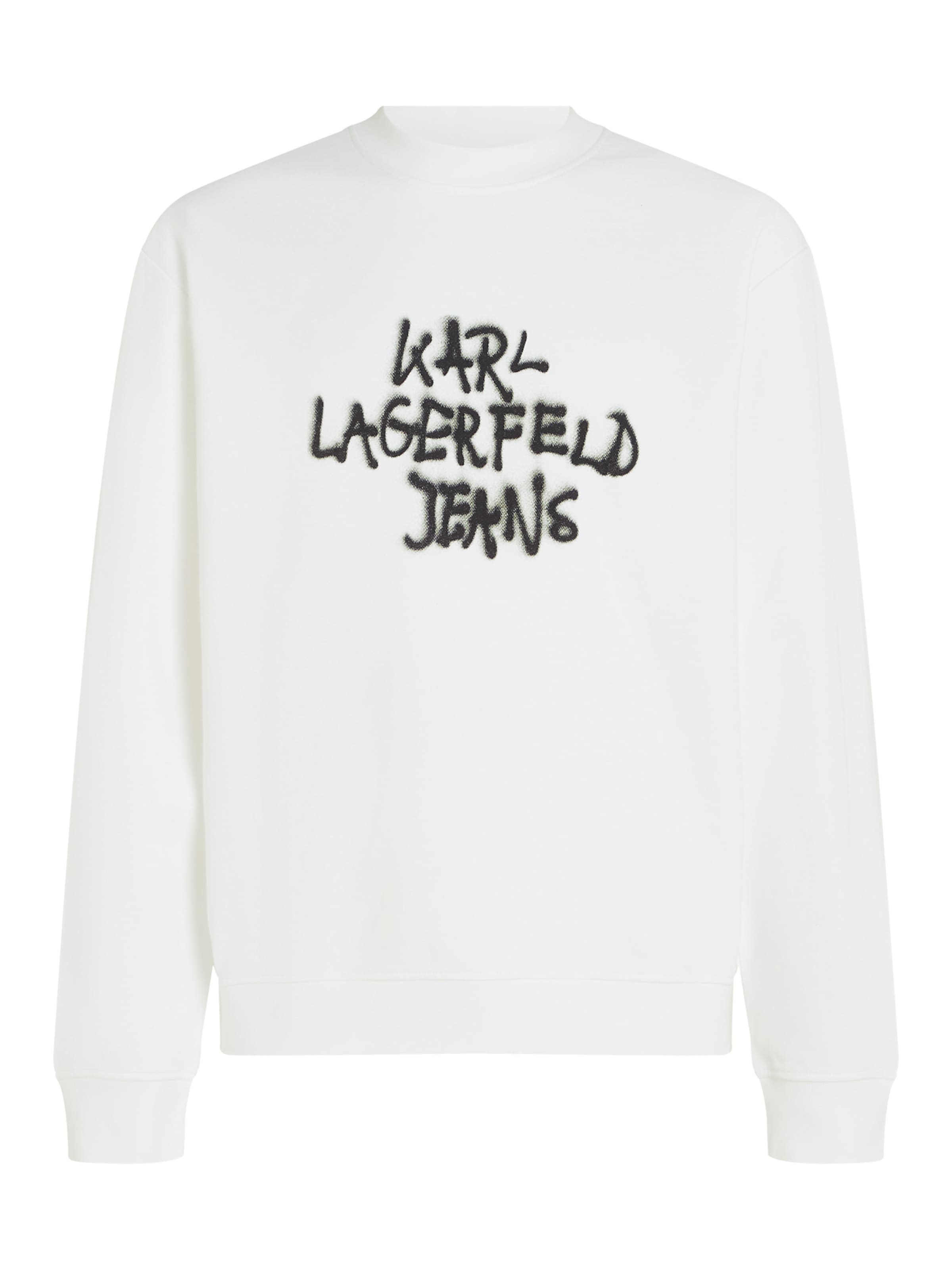 KARL LAGERFELD JEANS Свитшот в Черный / Белый, Обзор товара