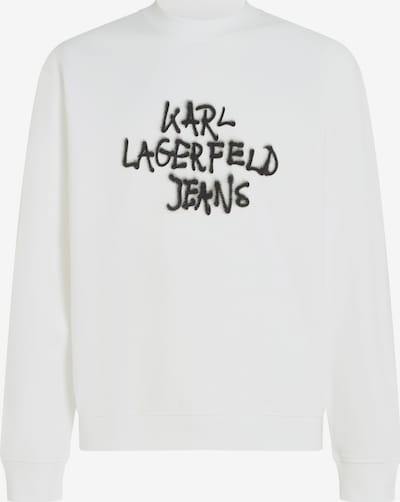 KARL LAGERFELD JEANS Sweater majica u crna / bijela, Pregled proizvoda