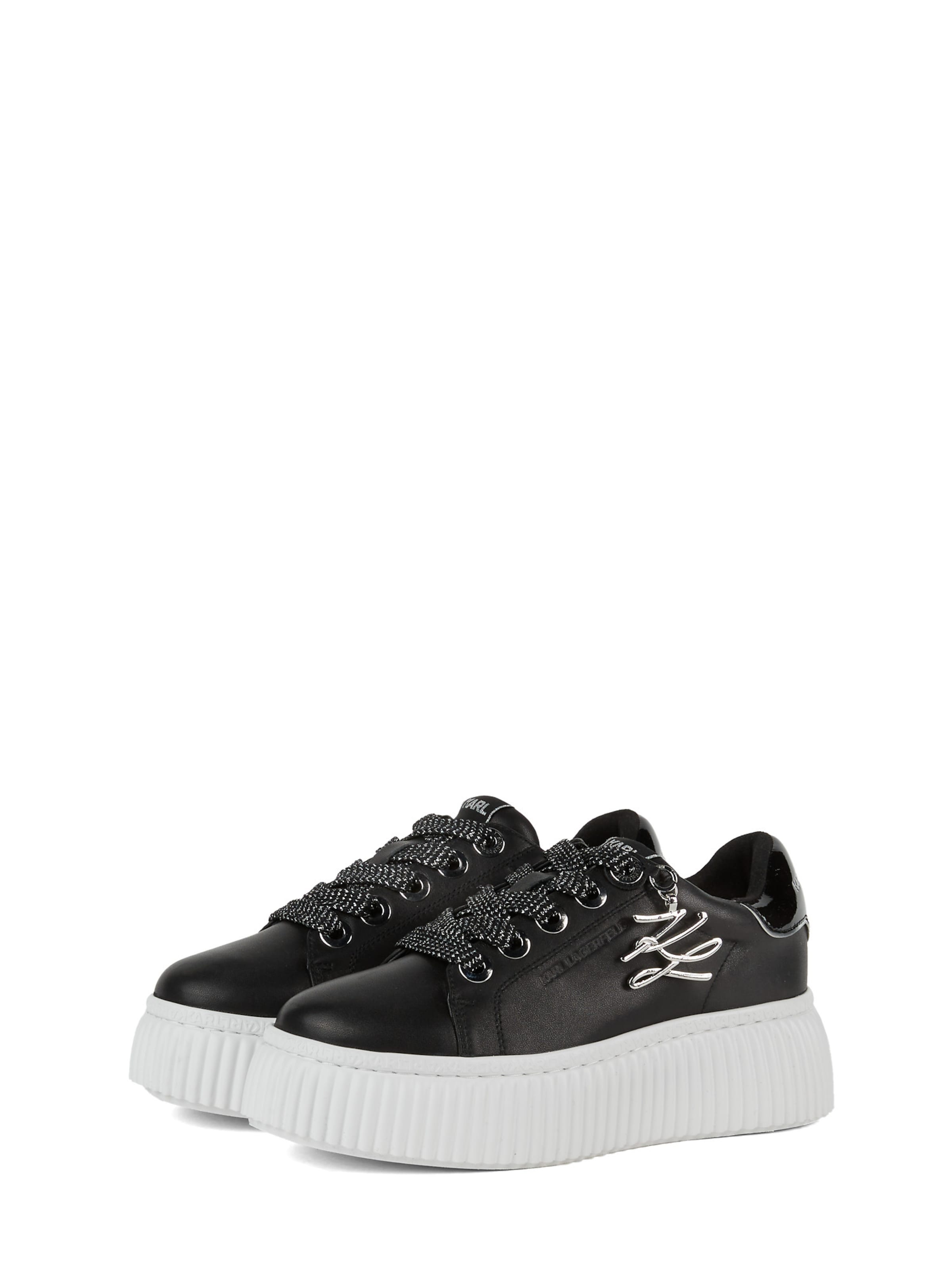 Karl Lagerfeld Sneaker in Schwarz: Vorderseite
