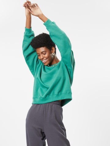 WEEKDAY Sweatshirt 'Essence Standard' in Green: front