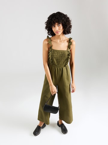 Springfield - Jumpsuit en verde