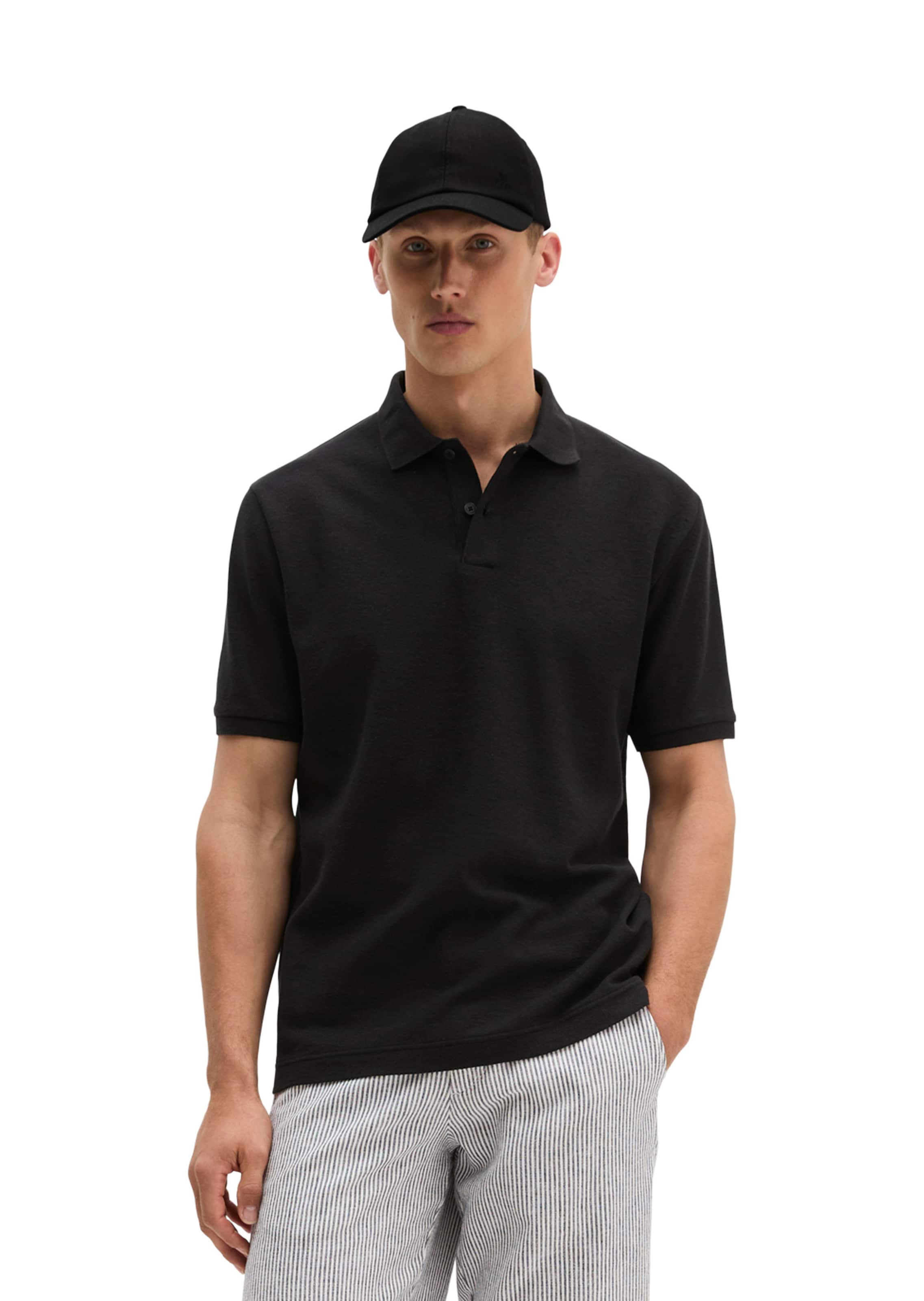 Marc O'Polo Shirt in Schwarz: Vorderseite