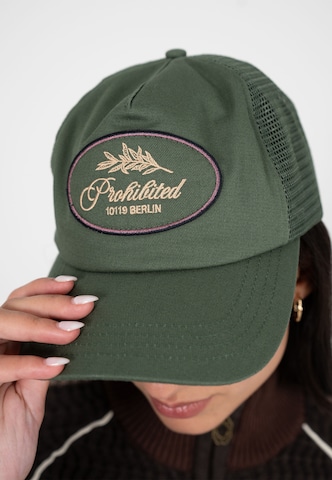 Cappello da baseball 'Leaf' di Prohibited in verde