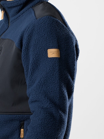 SWEDEMOUNT Fleece jas 'Nordkap' in Blauw