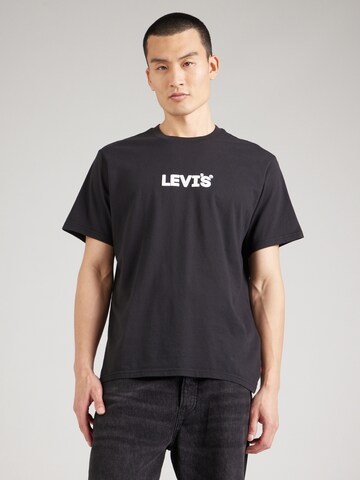 Regular fit Tricou de la LEVI'S ® pe negru: față