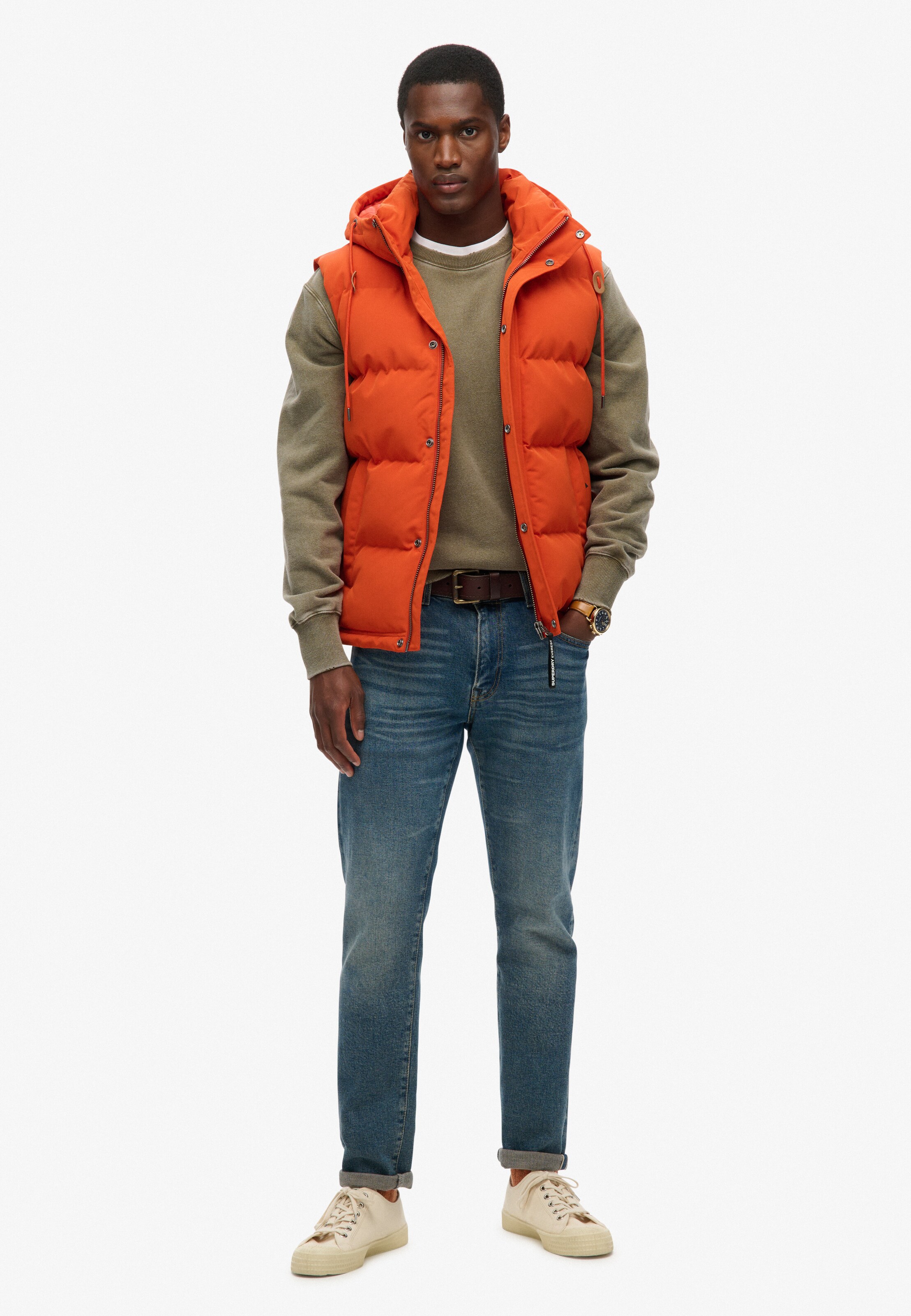Superdry Weste in Orange