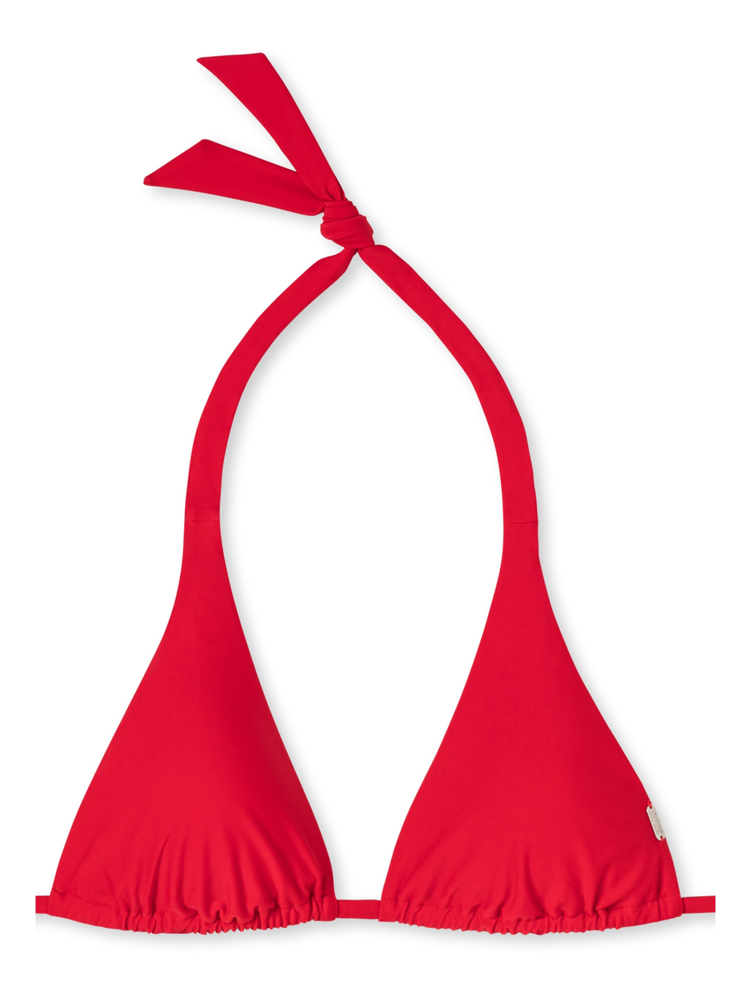 SCHIESSER Triangel Bikinitop in Rood: voorkant