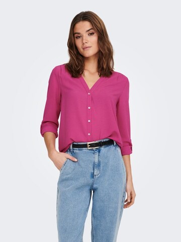 ONLY Blouse in Roze: voorkant