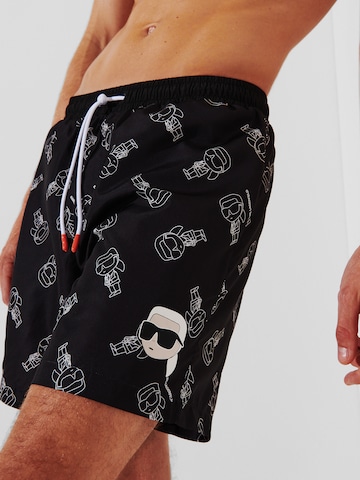 Karl Lagerfeld Badeshorts i svart