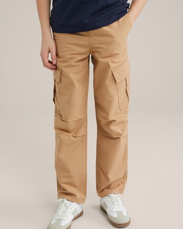 WE Fashion Regular Hose in Braun: Vorderseite