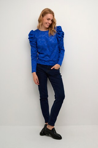 Cream Bluse 'Tia ' in Blau
