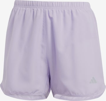 Regular Pantaloni sport 'RUN IT' de la ADIDAS PERFORMANCE pe mov: față