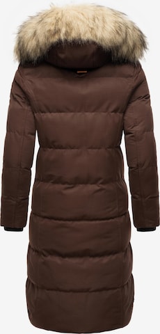 MARIKOO Winter Coat 'Schneesternchen' in Brown