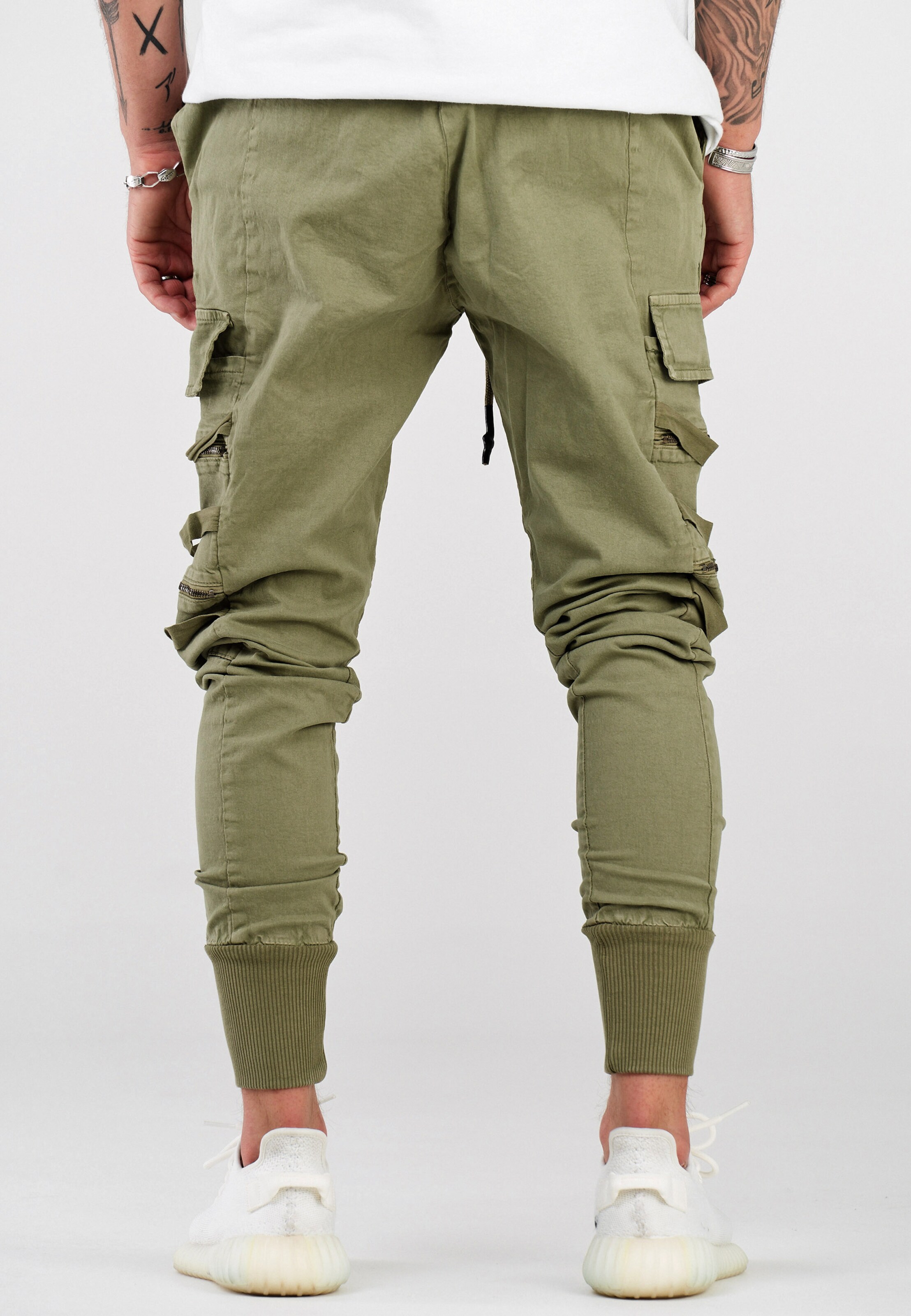 Männer Hosen 2Y Premium Cargohose 'B5194' in Khaki - CI65238 Männer Hosen 2Y Premium Cargohose 'B5194' in Khaki - CI65238