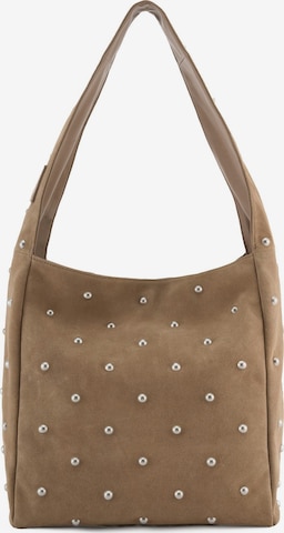 FREDsBRUDER Shoulder bag 'Endless Beads' in Grey: front