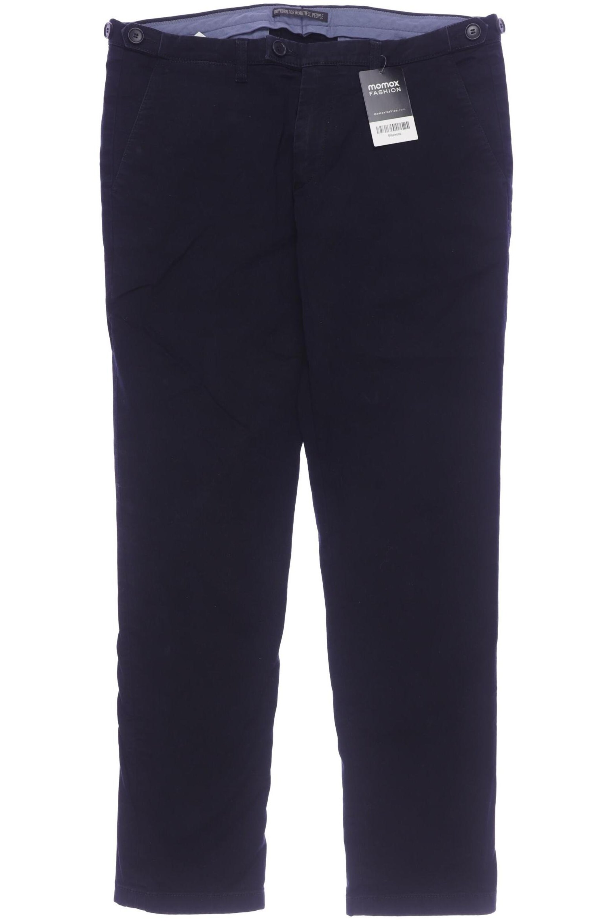 DRYKORN Pants in 34 in Blue: front