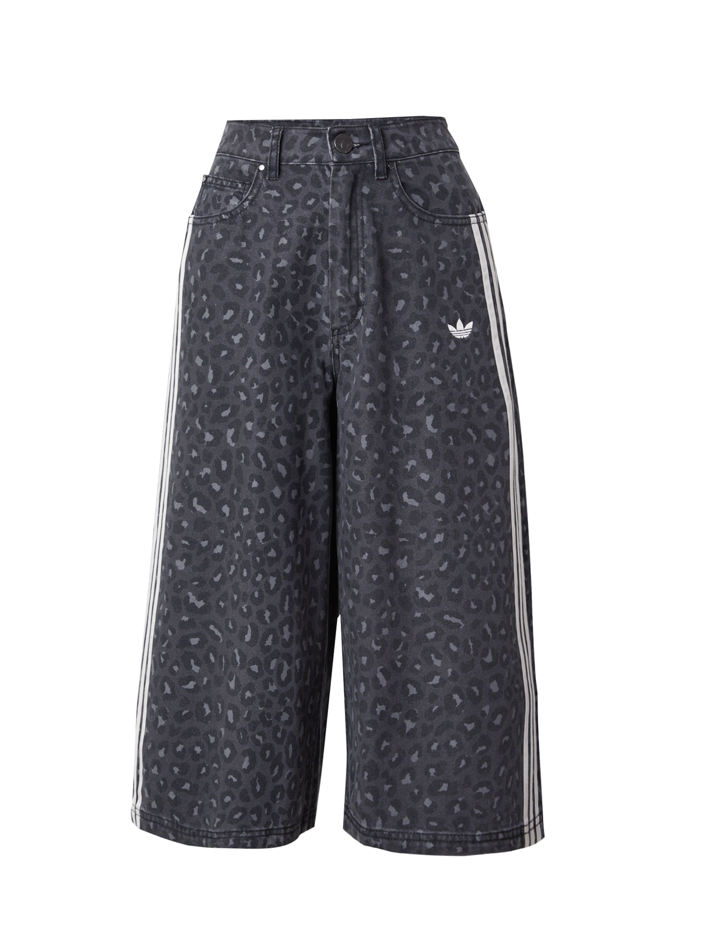 ADIDAS ORIGINALS Wide leg Jeans i grå: framsida