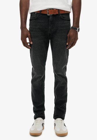 Coupe slim Jean Superdry en gris : devant
