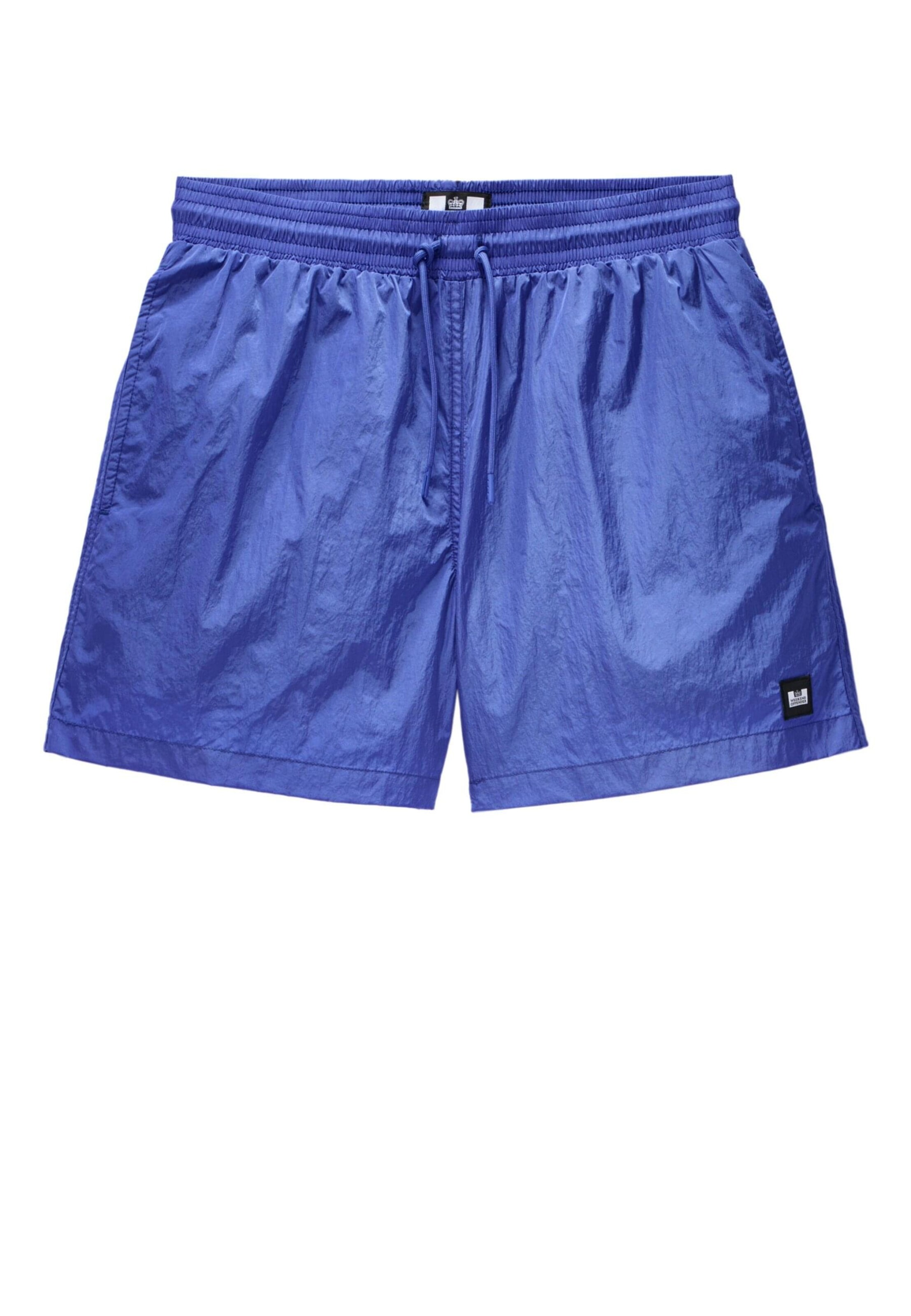 Weekend Offender Badeshorts 'Stacks' in Blau: Vorderseite