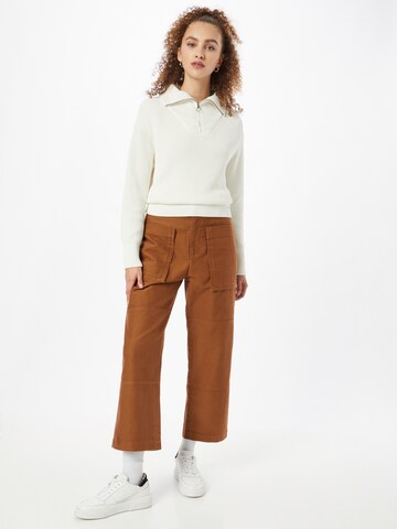 UNITED COLORS OF BENETTON Wide leg Broek in Bruin