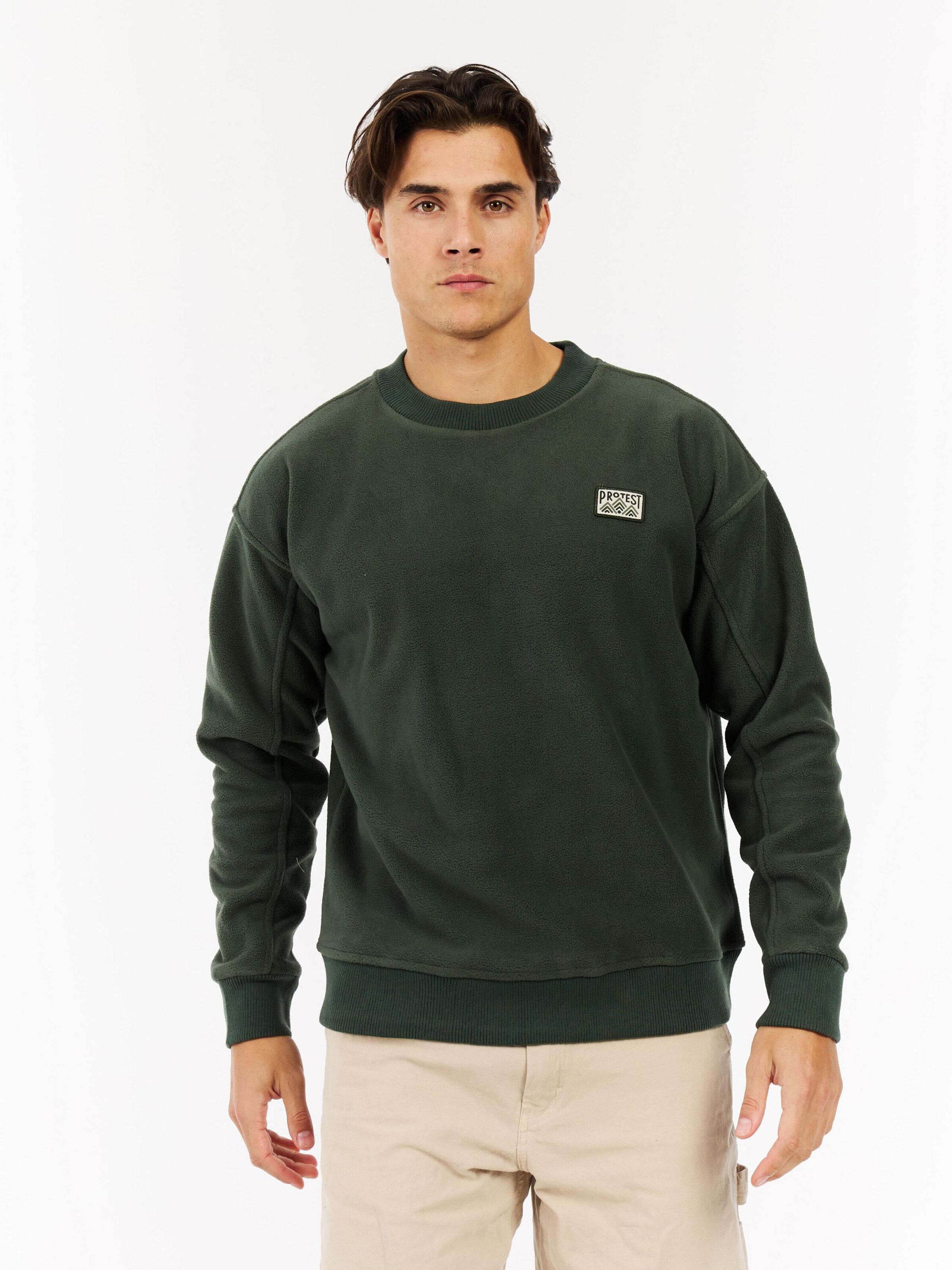 PROTEST Pullover 'PRTHawk'‌‌‌ in Grün: Vorderseite